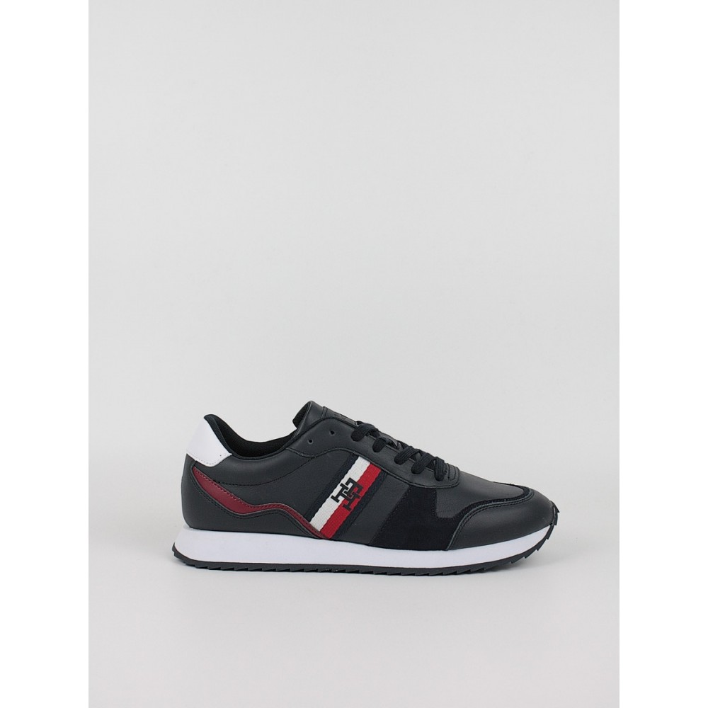 Ανδρικά Sneaker Tommy Hilfiger Runner Evo Leather FM0FM04714-DW5 Μπλε