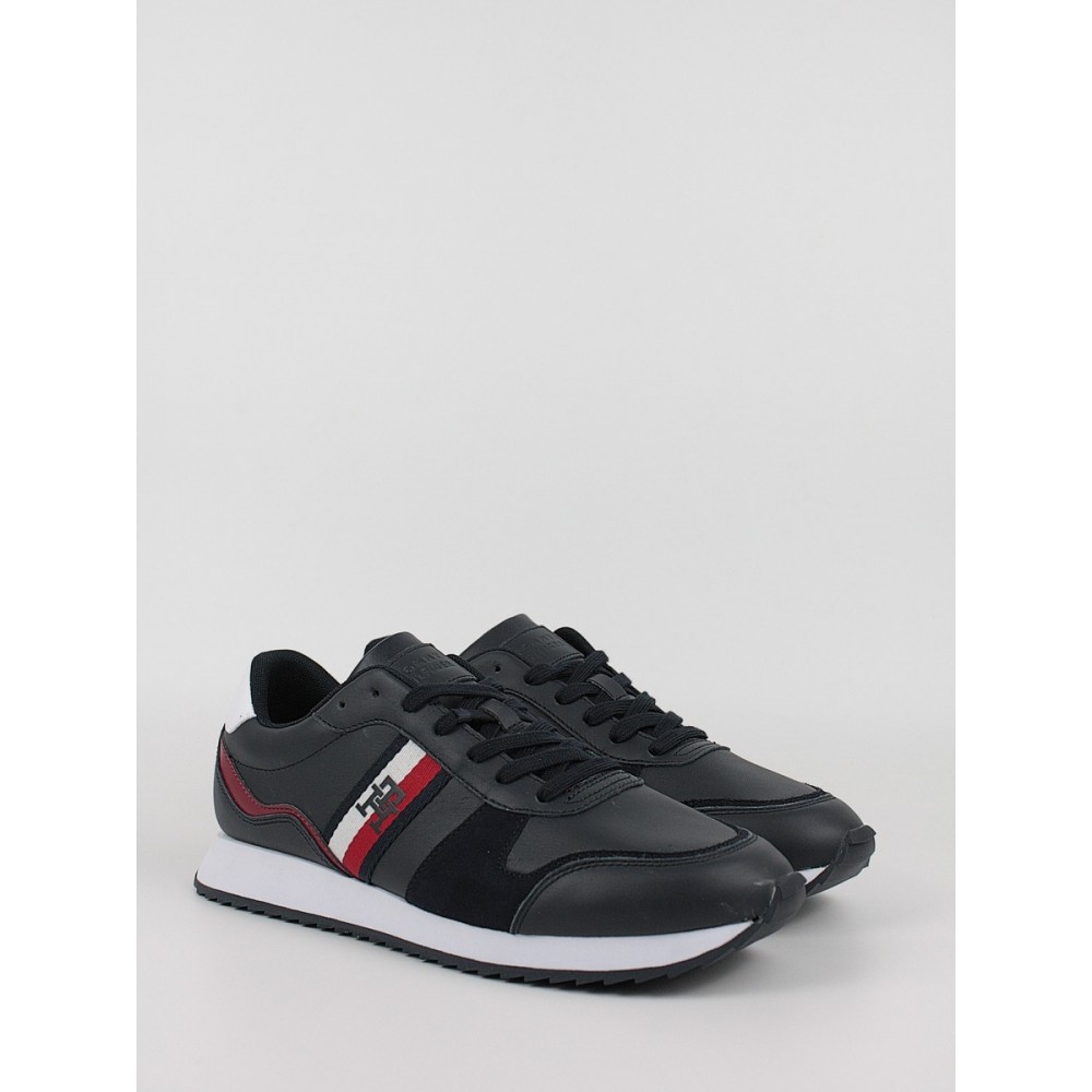Ανδρικά Sneaker Tommy Hilfiger Runner Evo Leather FM0FM04714-DW5 Μπλε