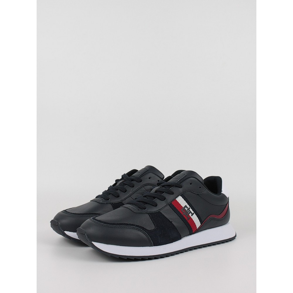 Ανδρικά Sneaker Tommy Hilfiger Runner Evo Leather FM0FM04714-DW5 Μπλε