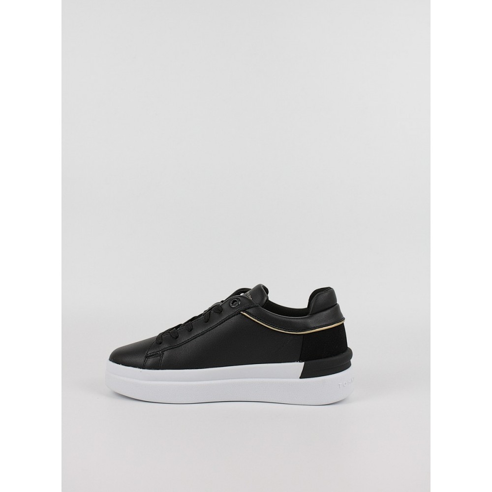 Γυναικεία Sneaker Tommy Hilfiger Corp Webbing Court Sneaker FW0FW07387-BDS Μαύρο