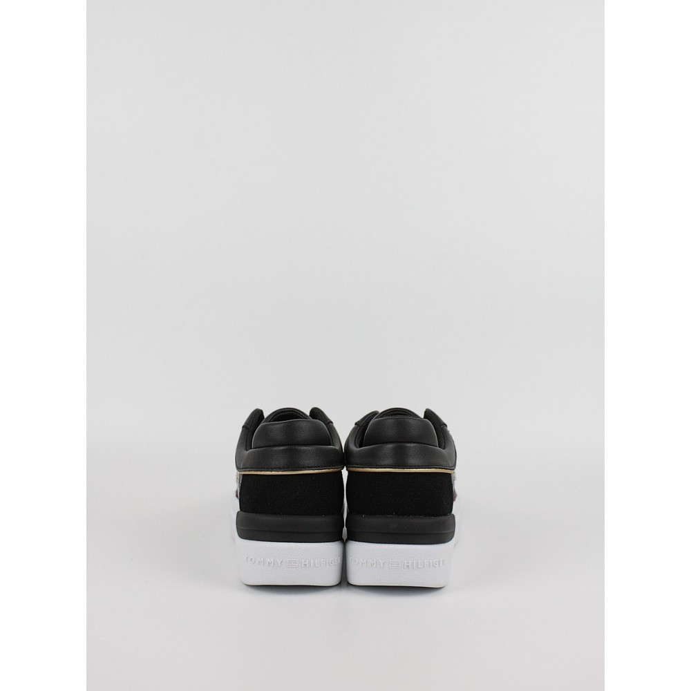 Women Sneaker Tommy Hilfiger Corp Webbing Court Sneaker FW0FW07387-BDS Black Women Sneaker Tommy Hilfiger Corp Webbing Court Sneaker FW0FW07387-BDS Black