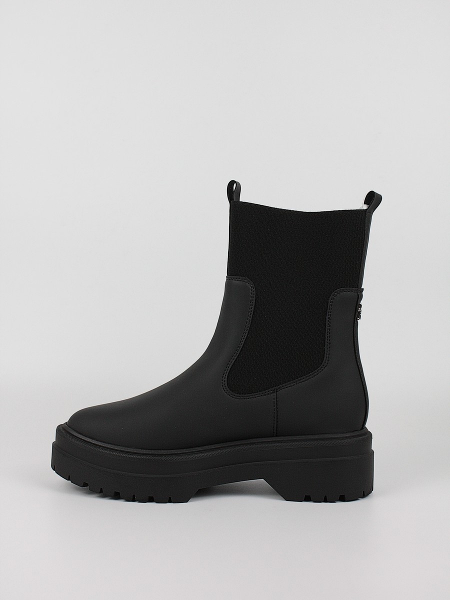 Γυναικεία Μποτάκια Tommy Hilfiger Feminine Seasonal Rainboot FW0FW07226-BDS Μαύρο