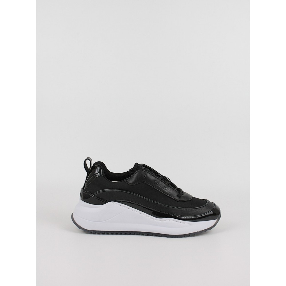 Women Sneaker Calvin KLein Chunky Internal Wedge Lace Up HW0HW01552-BEH Black Women Sneaker Calvin KLein Chunky Internal Wedge Lace Up HW0HW01552-BEH Black