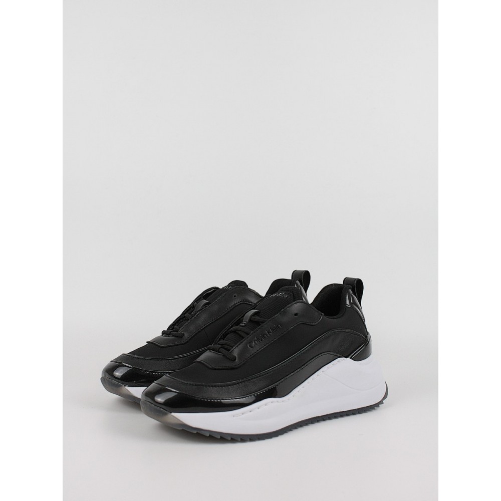 Women Sneaker Calvin KLein Chunky Internal Wedge Lace Up HW0HW01552-BEH Black Women Sneaker Calvin KLein Chunky Internal Wedge Lace Up HW0HW01552-BEH Black