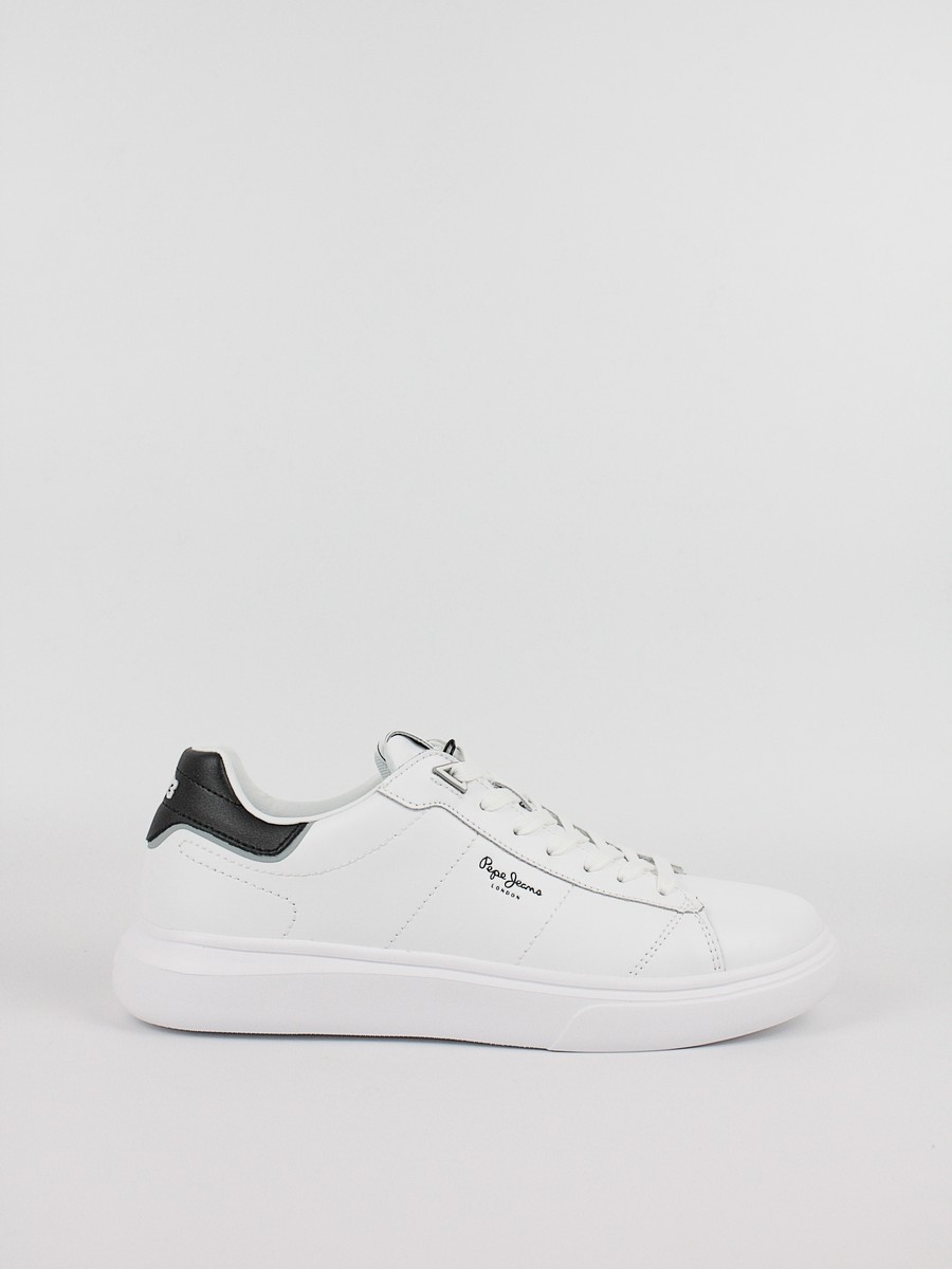 Men Sneaker Pepe Jeans London Eaton Basic PMS30981-800 White