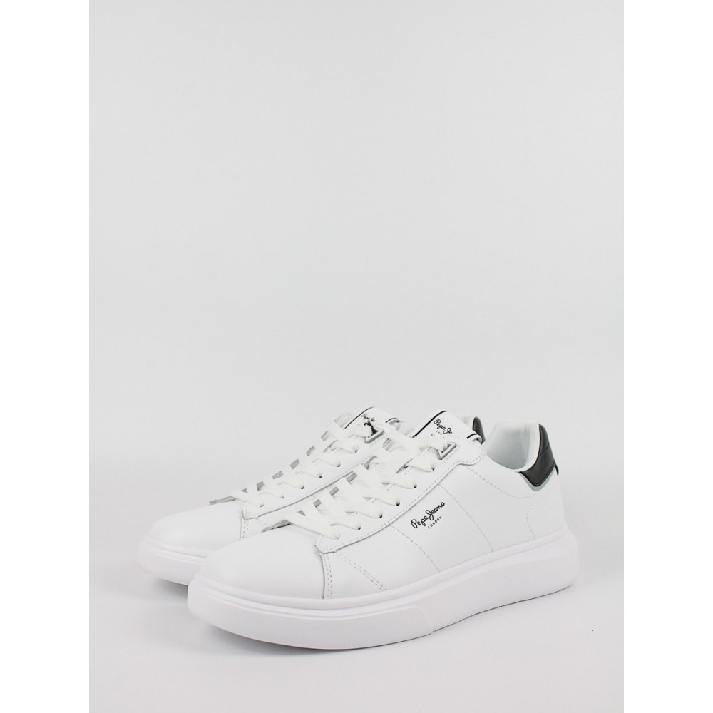 Men Sneaker Pepe Jeans London Eaton Basic PMS30981-800 White