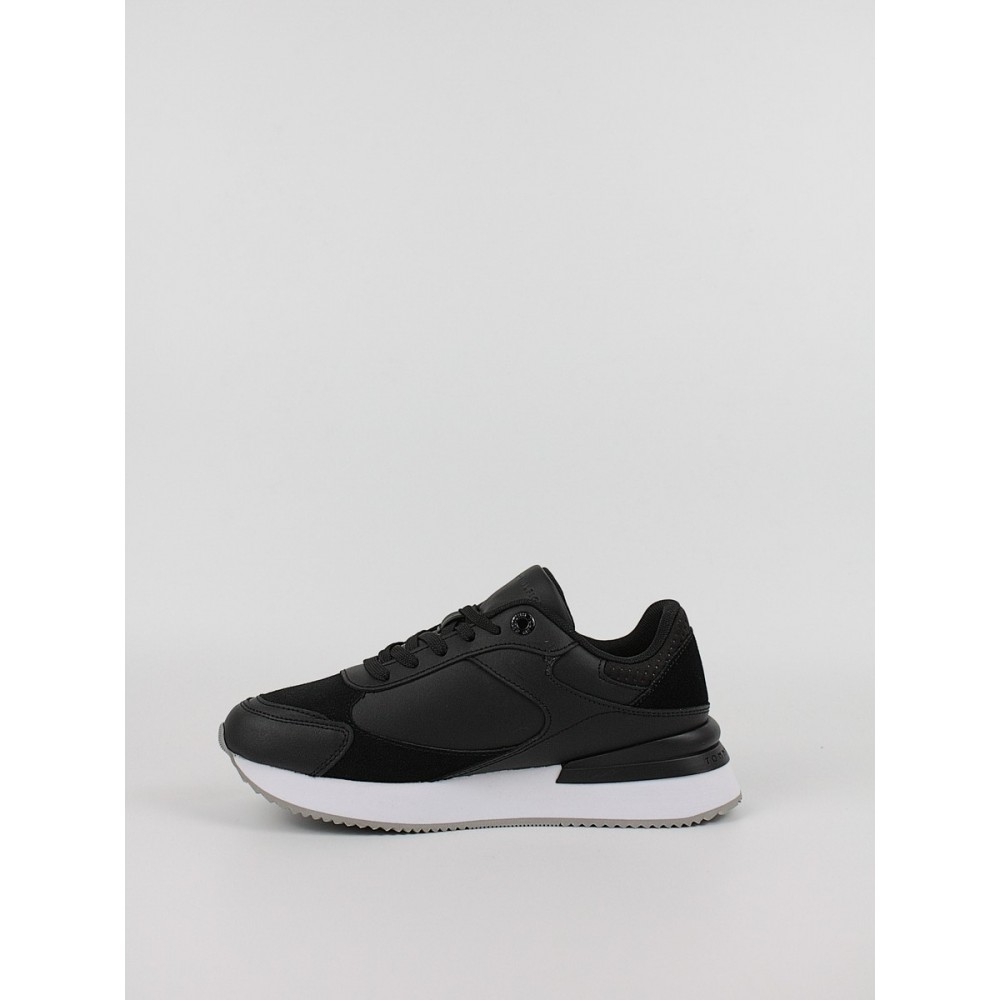 Γυναικεία Sneaker Tommy Hilfiger Elevated Embossed Runner FW0FW07452-BDS Μαύρο