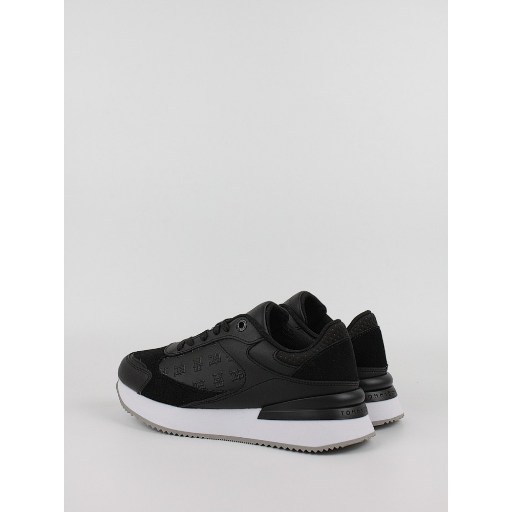 Γυναικεία Sneaker Tommy Hilfiger Elevated Embossed Runner FW0FW07452-BDS Μαύρο