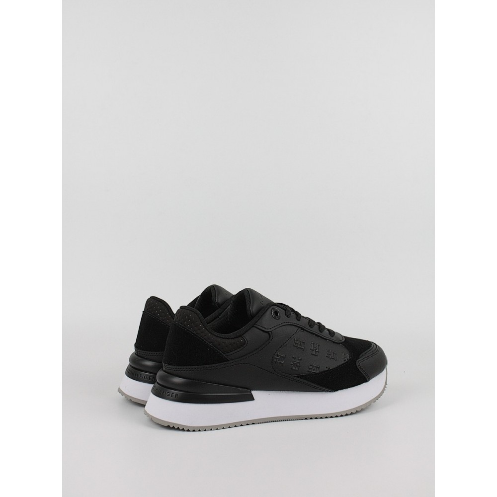 Γυναικεία Sneaker Tommy Hilfiger Elevated Embossed Runner FW0FW07452-BDS Μαύρο