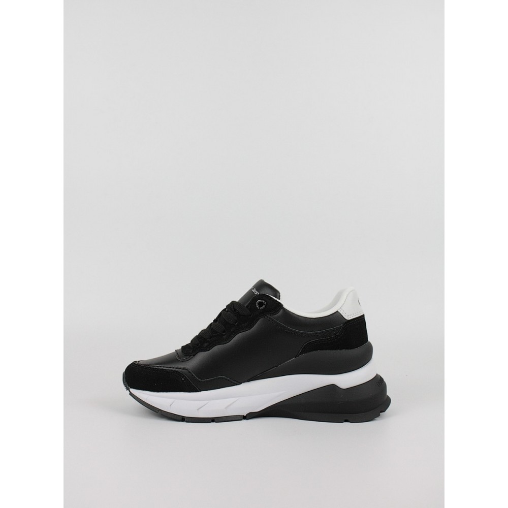 Women Sneaker Calvin KLein Wedge Runner Mix Lth Wn YW0YW01099-BEH Black Women Sneaker Calvin KLein Wedge Runner Mix Lth Wn YW0YW01099-BEH Black