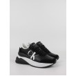 Women Sneaker Calvin KLein Wedge Runner Mix Lth Wn YW0YW01099-BEH Black Women Sneaker Calvin KLein Wedge Runner Mix Lth Wn YW0YW01099-BEH Black