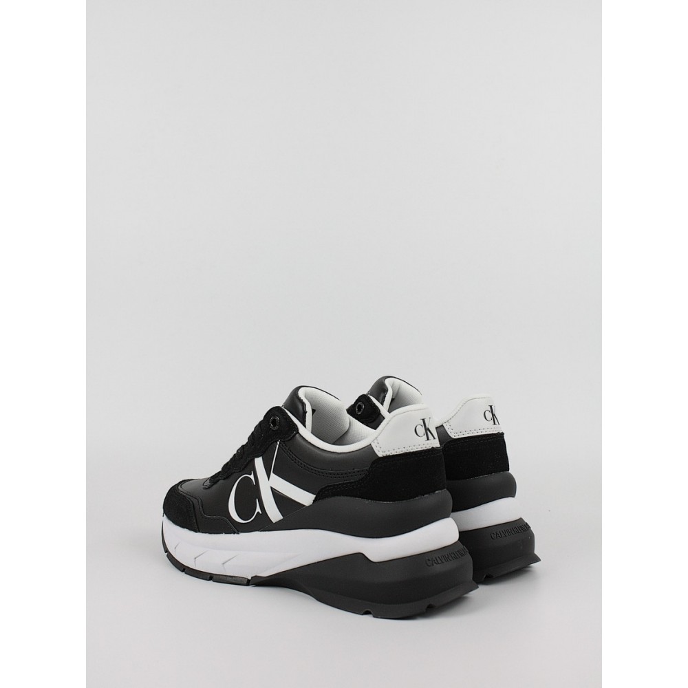 Women Sneaker Calvin KLein Wedge Runner Mix Lth Wn YW0YW01099-BEH Black Women Sneaker Calvin KLein Wedge Runner Mix Lth Wn YW0YW01099-BEH Black