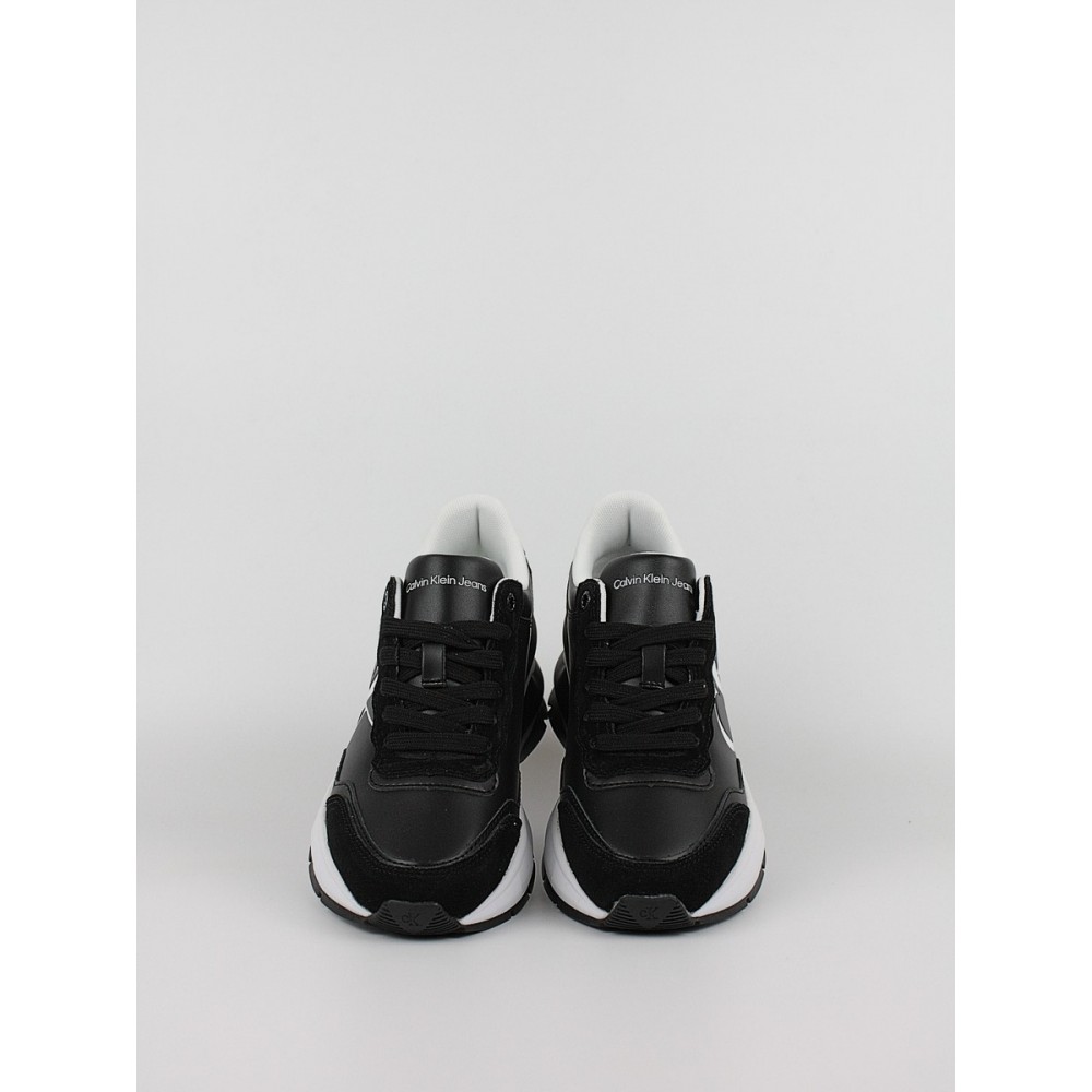 Women Sneaker Calvin KLein Wedge Runner Mix Lth Wn YW0YW01099-BEH Black Women Sneaker Calvin KLein Wedge Runner Mix Lth Wn YW0YW01099-BEH Black