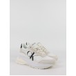 Women Sneaker Calvin KLein Wedge Runner Mix Lth Wn YW0YW01099-YBR White Women Sneaker Calvin KLein Wedge Runner Mix Lth Wn YW0YW01099-YBR White