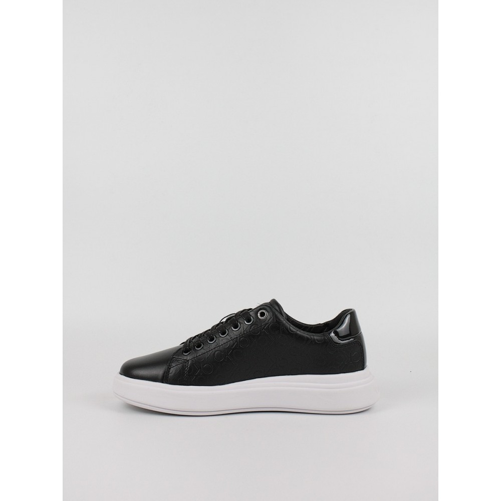 Γυναικεία Sneaker Calvin KLein Raised Cupsole Lace Up-Mono Mix YW0YW01555-0GK Μαύρο