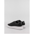 Γυναικεία Sneaker Calvin KLein Raised Cupsole Lace Up-Mono Mix YW0YW01555-0GK Μαύρο