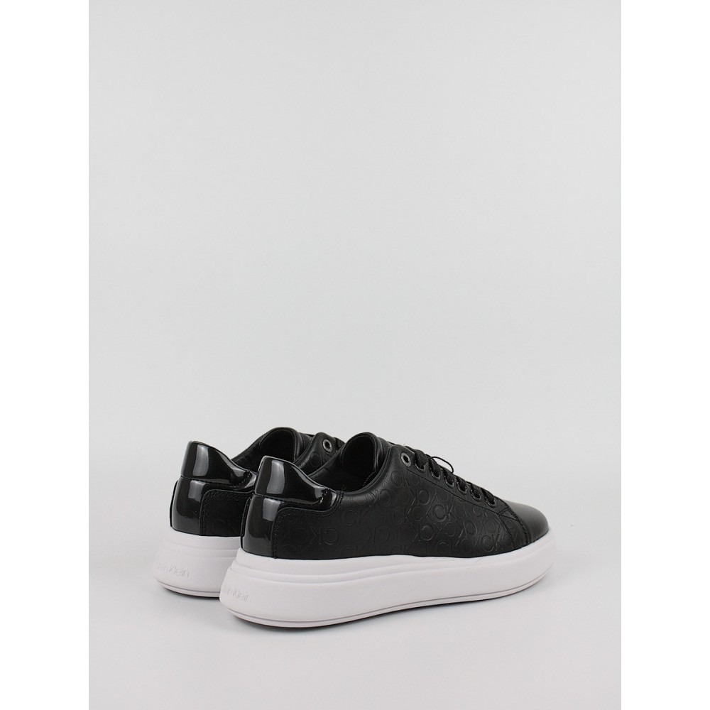 Women Sneaker Calvin KLein Raised Cupsole Lace Up-Mono Mix YW0YW01555-0GK Black