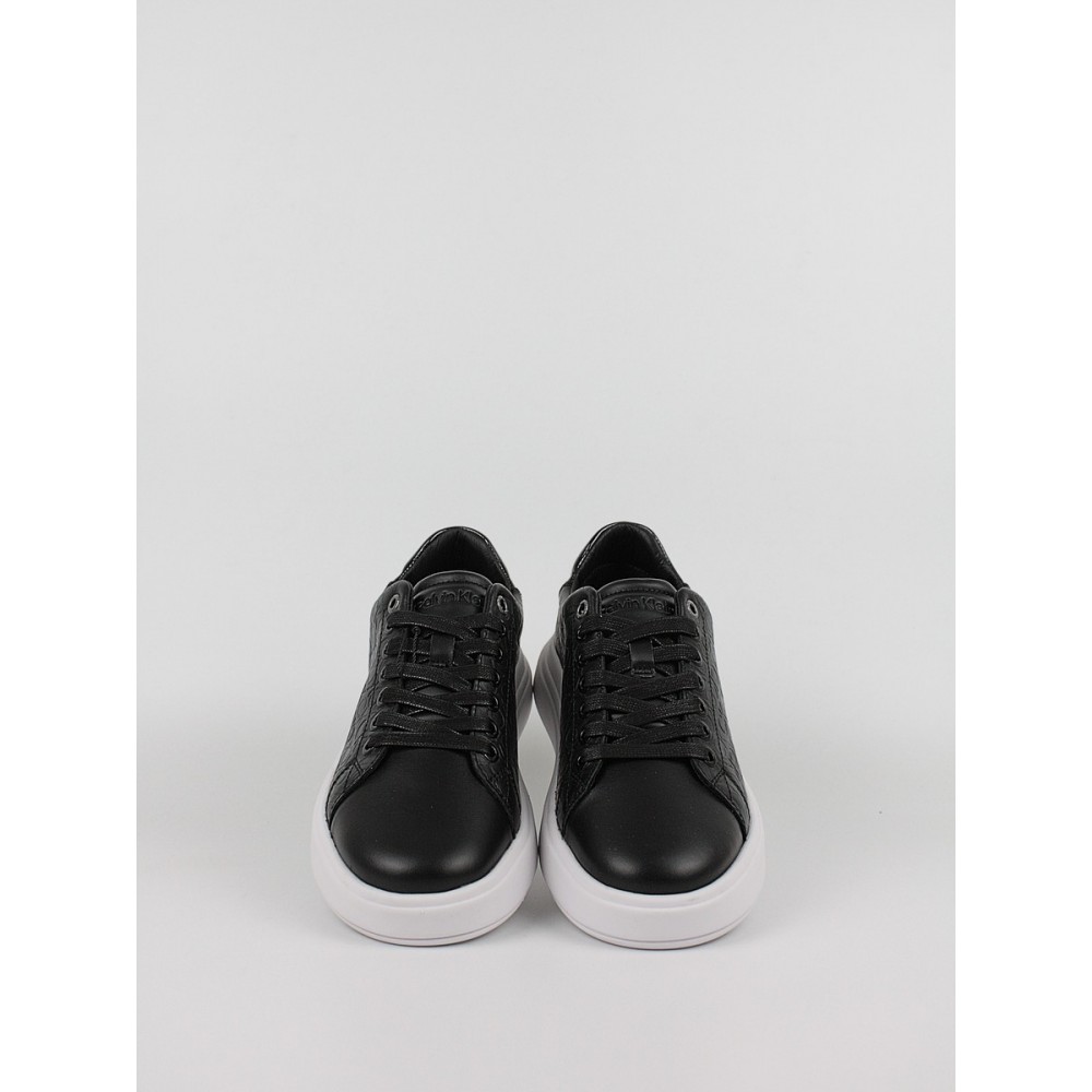 Γυναικεία Sneaker Calvin KLein Raised Cupsole Lace Up-Mono Mix YW0YW01555-0GK Μαύρο