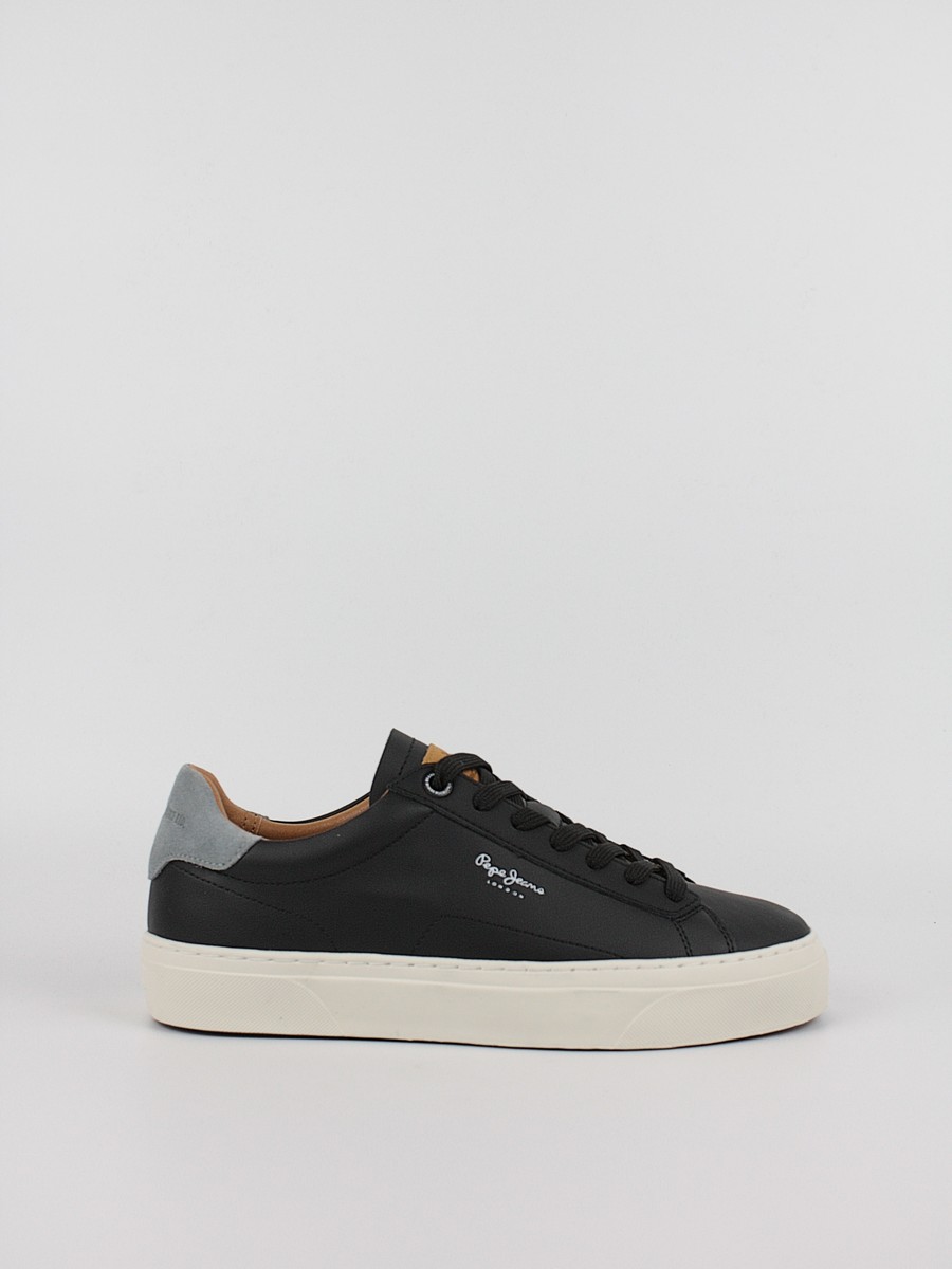 Men Sneaker Pepe Jeans London Yogi Original 23 PMS30930-999 Black