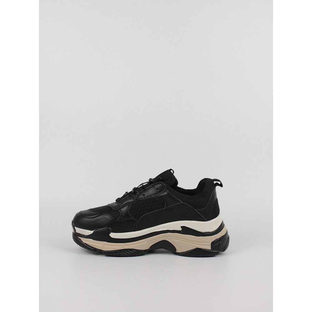 Γυναικείο Sneaker Renato Garini R116W7033414 Μαύρο Γυναικείο Sneaker Renato Garini R116W7033414 Μαύρο