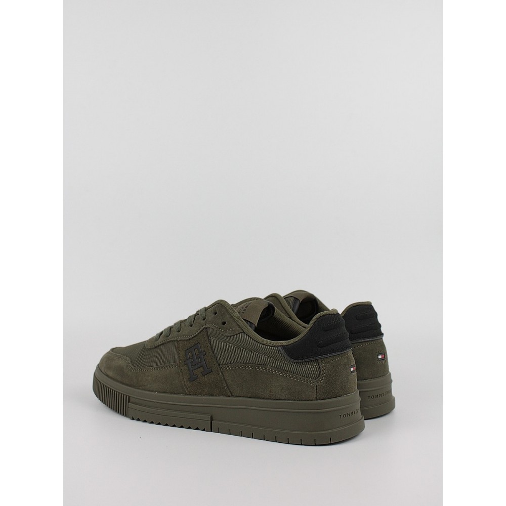 Ανδρικά Sneaker Tommy Hilfiger Supercup Mix Mono FM0FM04825-RBN Χακί