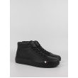 Men Sneaker Tommy Hilfiger Modern Vulc Lth Hi Wl FM0FM04820-0GQ Black