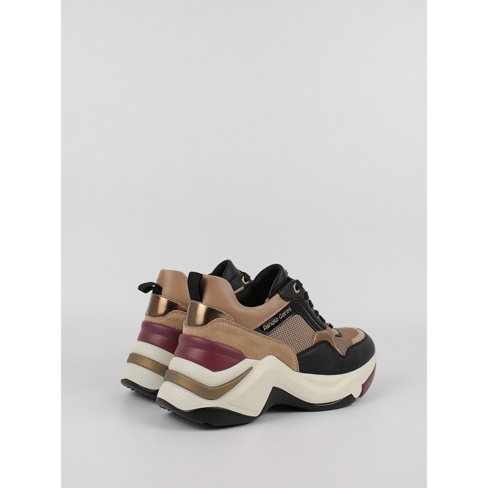 Γυναικείο Sneaker Renato Garini R119R618370I Καμηλό-Μαύρο Γυναικείο Sneaker Renato Garini R119R618370I Καμηλό-Μαύρο