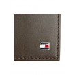 Men Wallet Tommy Hilfiger Eton Cc Flap And Coin Pocket AM0AM00652-041 Brown