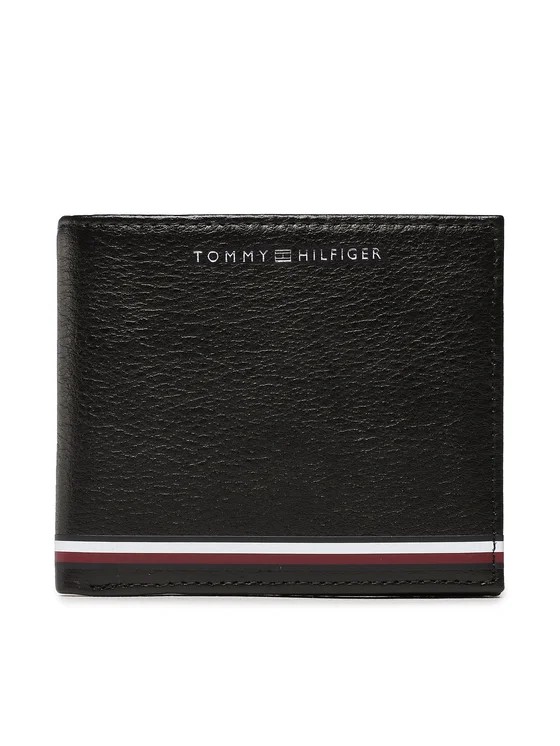 Men Wallet Tommy Hilfiger Th Central Mini Cc Wallet AM0AM11258-BDS Black