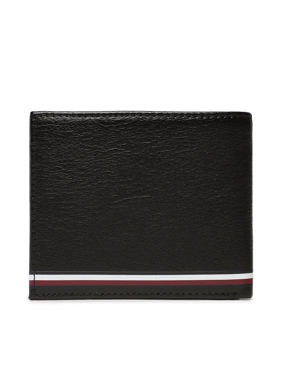 Men Wallet Tommy Hilfiger Th Central Mini Cc Wallet AM0AM11258-BDS Black