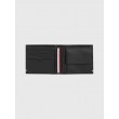 Men Wallet Tommy Hilfiger Th Central Extra Cc and Coin Wallet AM0AM11260-BDS Black