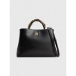 Women Bag Tommy Hilfiger Iconic Th Feminine Medium Satchel AW0AW14870-BDS Black