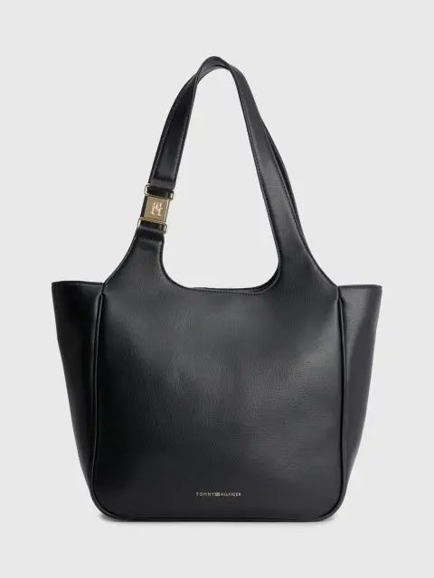 Γυναικεία Τσάντα Tommy Hilfiger Th Contemporary Tote AW0AW14886-BDS Μαύρη