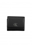 Γυναικείο Πορτοφόλι Calvin klein Minimal Monogram Med Trifold K60K610107-BDS Μαύρο