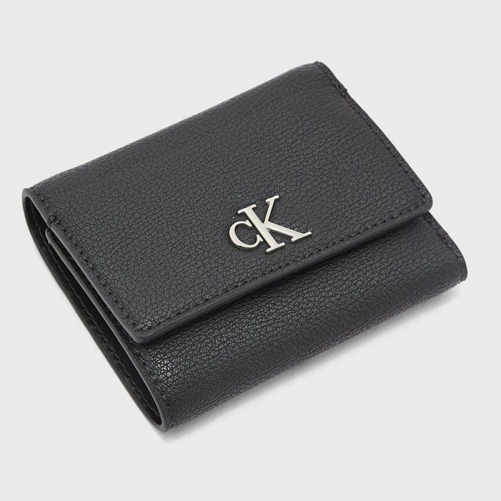 Women\'s Wallet Calvin klein Minimal Monogram Med Trifold K60K610107-BDS Black