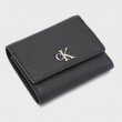 Women\'s Wallet Calvin klein Minimal Monogram Med Trifold K60K610107-BDS Black