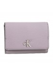 Γυναικείο Πορτοφόλι Calvin klein Minimal Monogram Med Trifold K60K610107-PC1 Μωβ