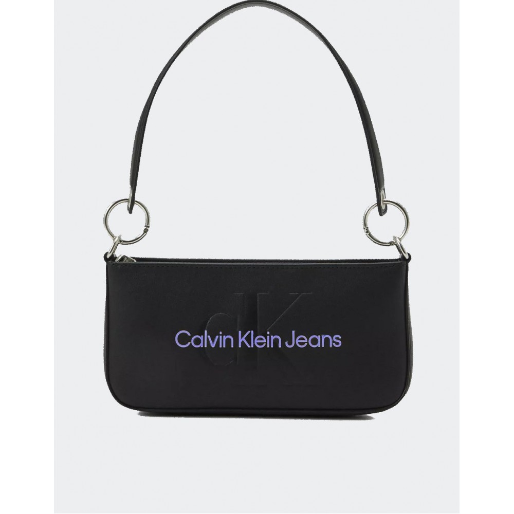 Γυναικεία Τσάντα Calvin Klein Sculpted Shoulder Pouch25 Mono K60K610679-0GJ Μαύρη