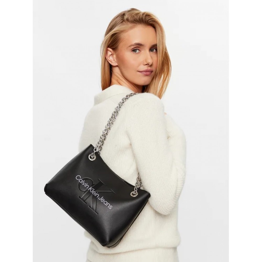 Γυναικεία Τσάντα Calvin Klein Shoulder Bag K60K607831-0GN Μαύρη