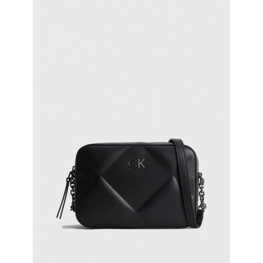 Γυναικεία Τσάντα Calvin Klein Re Lock Quilt Camera Bag K60K610767-BAX Μαύρη