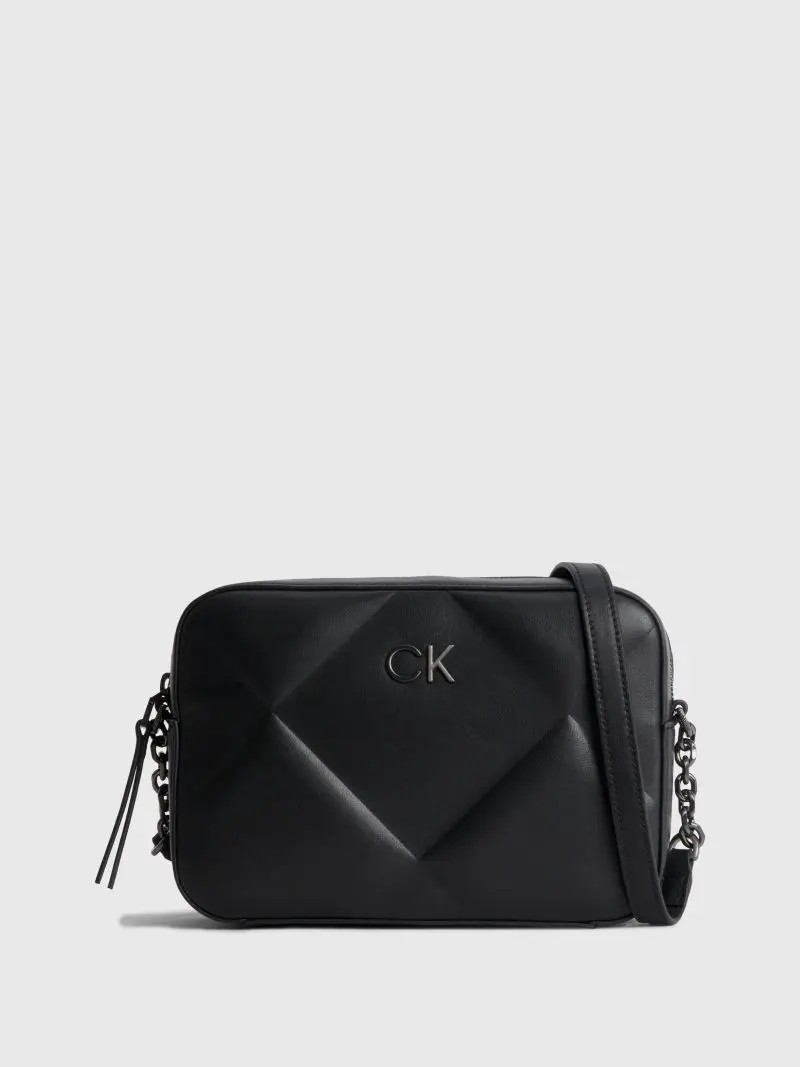 Γυναικεία Τσάντα Calvin Klein Re Lock Quilt Camera Bag K60K610767-BAX Μαύρη