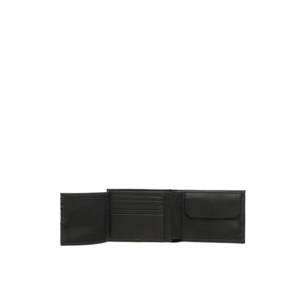 Men Wallet Calvin Klein Ck Concise Trifold 10cc W/Coin L K50K510600-BAX Black