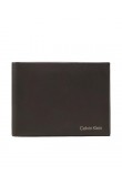 Men Wallet Calvin Klein Ck Concise Trifold 10cc W/Coin L K50K510600-BAW Brown