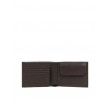 Men Wallet Calvin Klein Ck Concise Trifold 10cc W/Coin L K50K510600-BAW Brown
