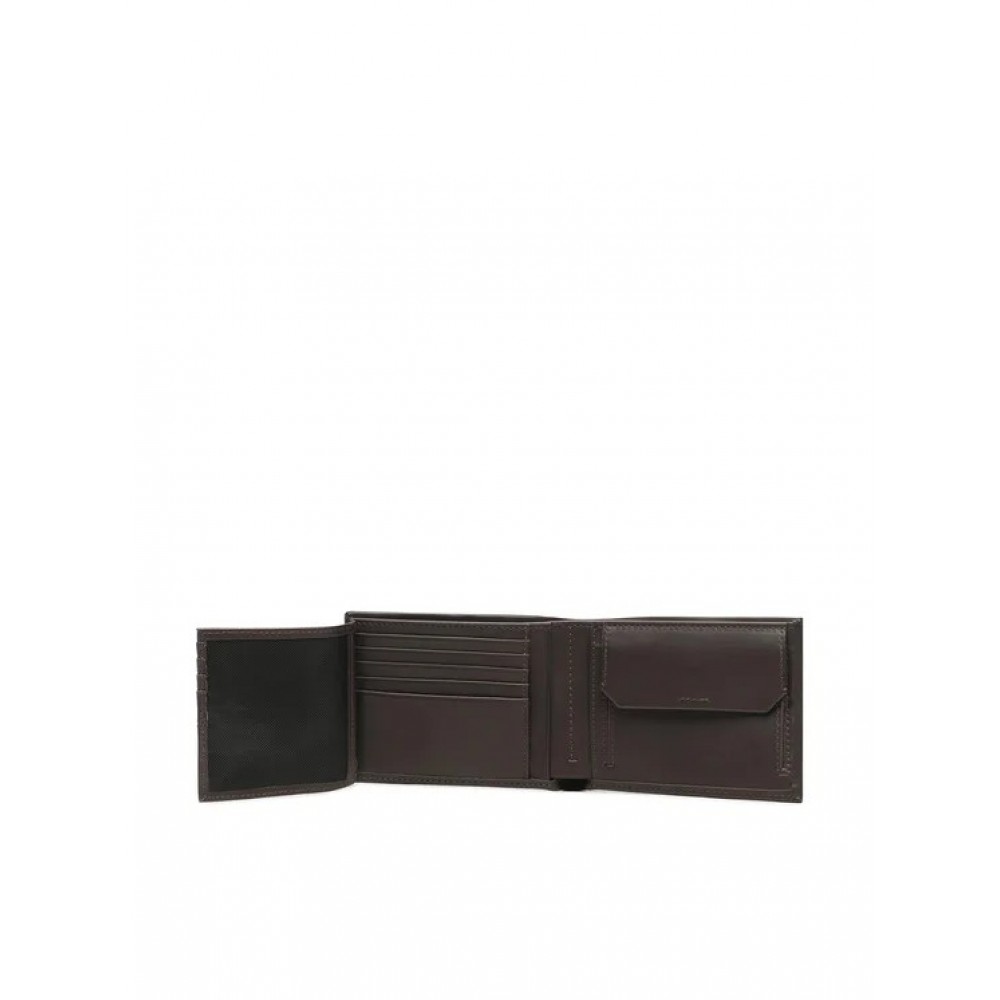 Ανδρικό Πορτοφόλι Calvin Klein Ck Concise Trifold 10cc W/Coin L K50K510600-BAW Καφέ