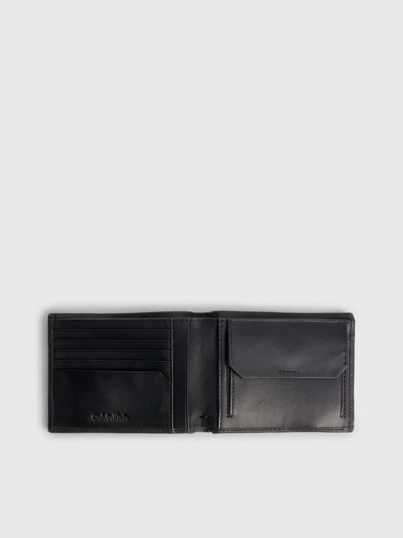 Men Wallet Calvin Klein Ck Concise Βifold 5cc W/Coin L K50K510599-BAX Black