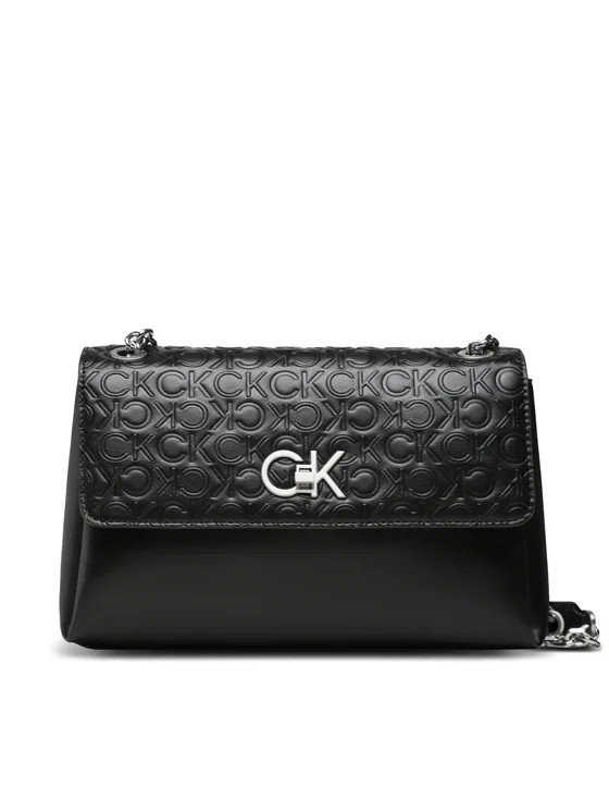 Women's Bag Calvin Klein Re-Lock Ew Conv Crossbody Emb Mn K60K610919-BAX  Black