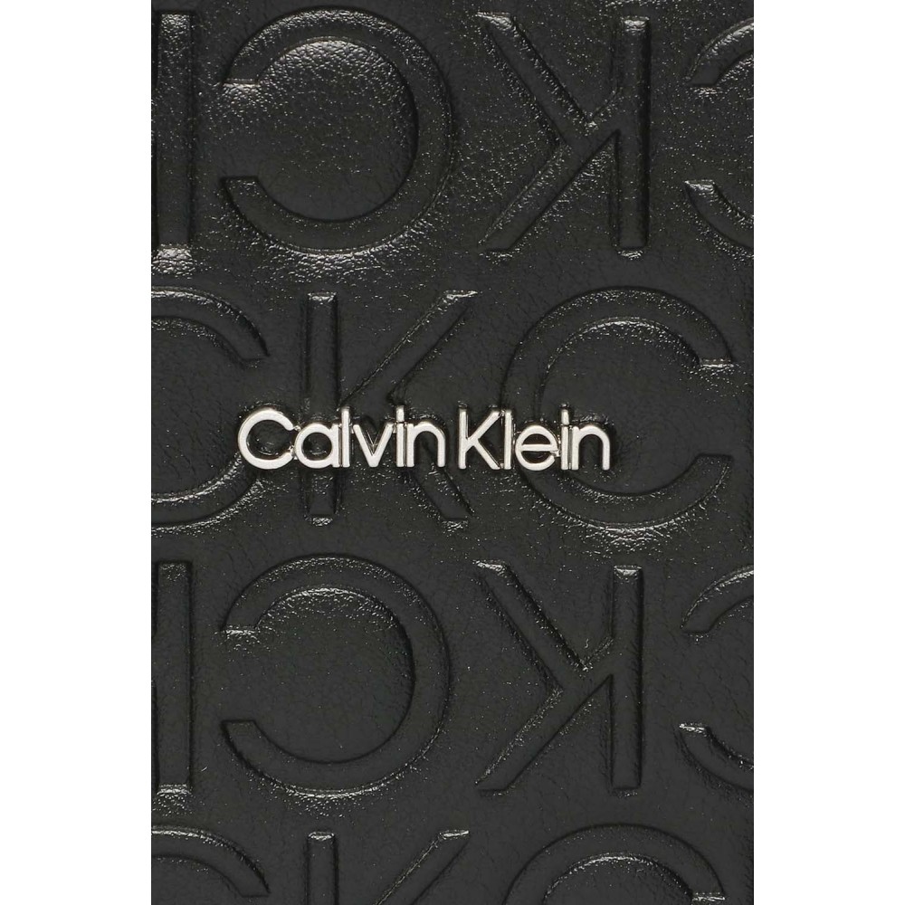 Γυναικεία Τσάντα Calvin Klein Ck Must Shopper Md - Emb Mono K60K610926-BAX Μαύρη