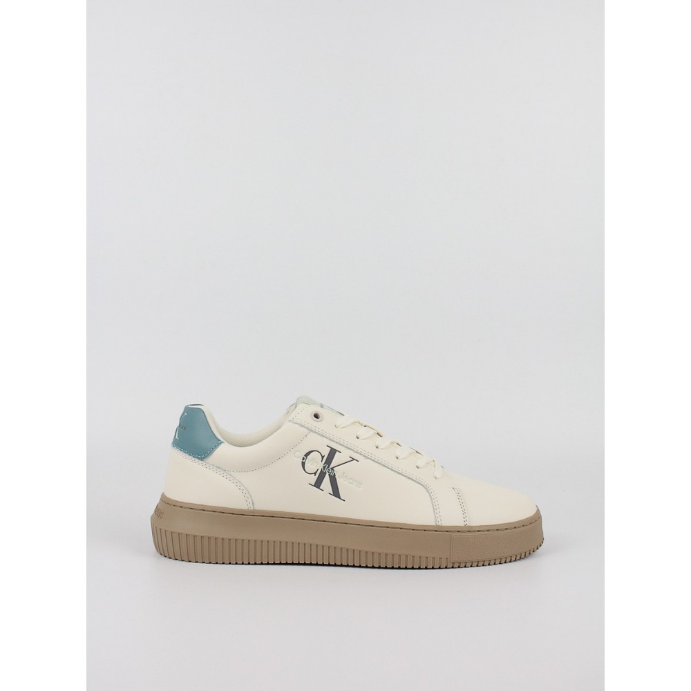 Ανδρικά Sneaker Calvin KLein Chunky Cupsole Monologo YM0YM00681-0K9 Μπεζ