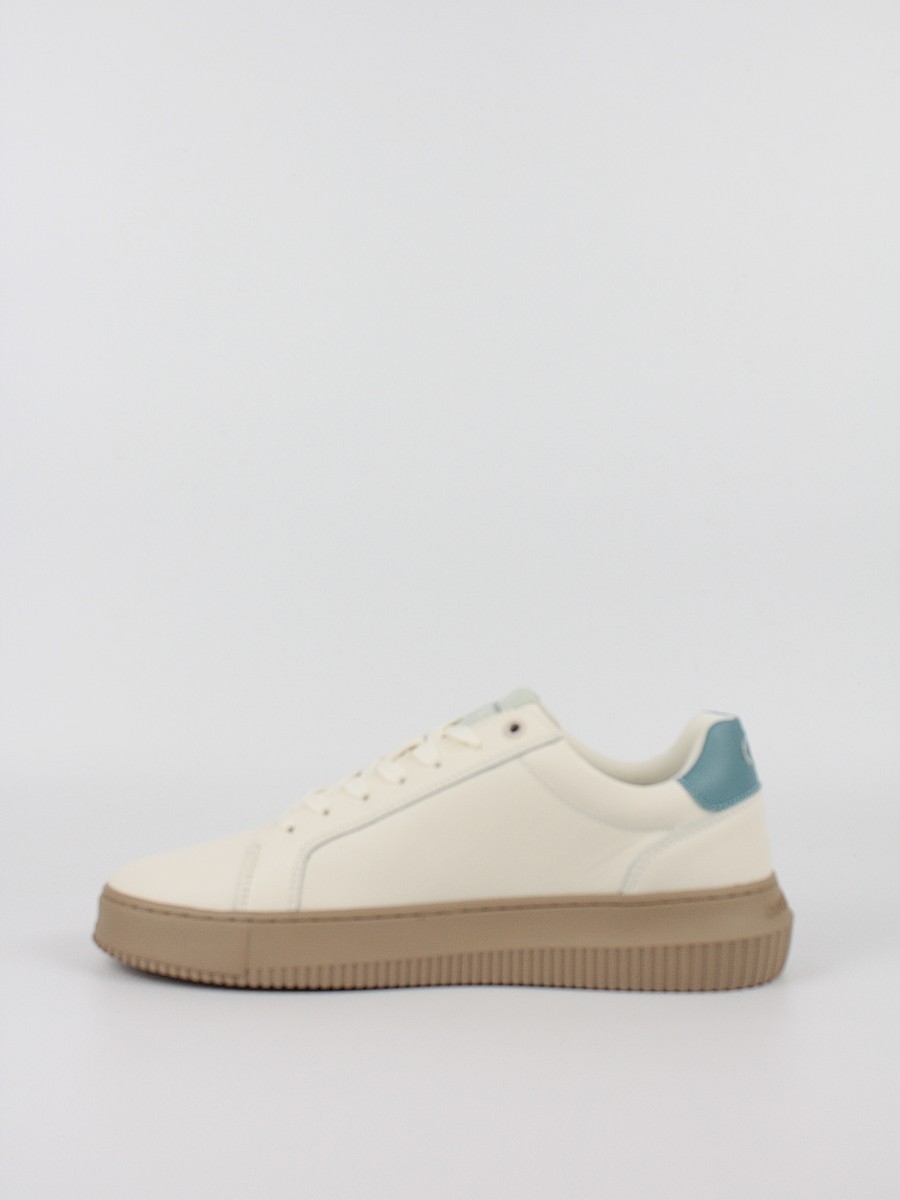 Ανδρικά Sneaker Calvin KLein Chunky Cupsole Monologo YM0YM00681-0K9 Μπεζ